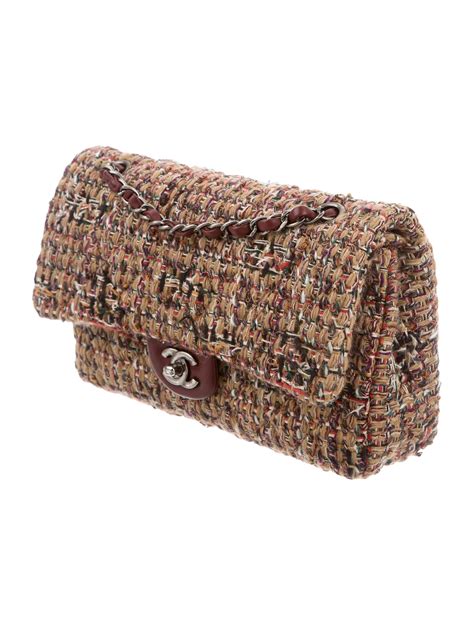 chanel tweed pouch|chanel tweed medium bag.